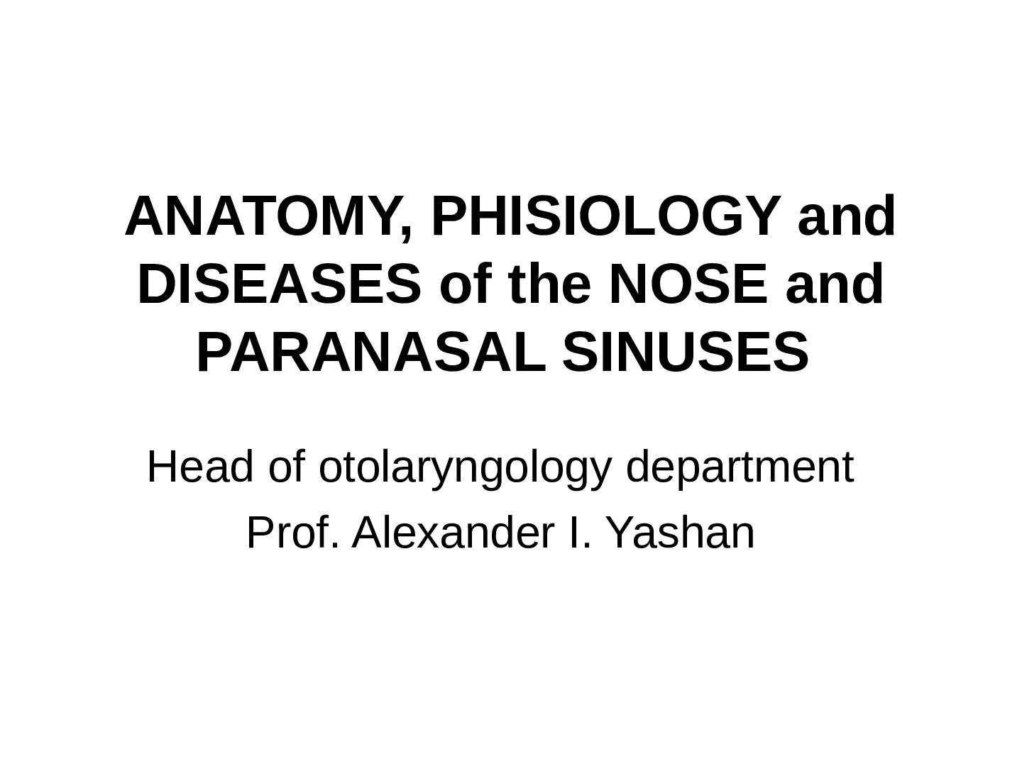 Preview image for Anatomy and Physiology of the Nose and Paranasal Sinuses (ETN 1-5)